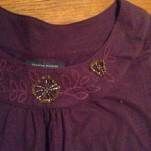 Tommy Hilfiger purple top💜